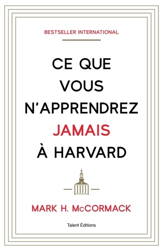 Ce Que Vous N'apprendrez Jamais À Harvard