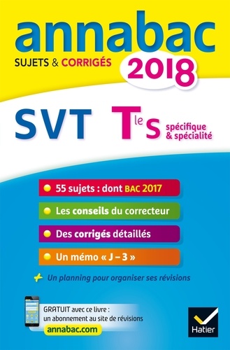 Sciences De La Vie Et De La Terre Tle S Spécifique & Spécialité - Sujets Et Corrigés