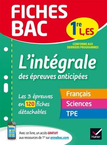 L'intégrale Des Épreuves Anticipées 1re L, Es