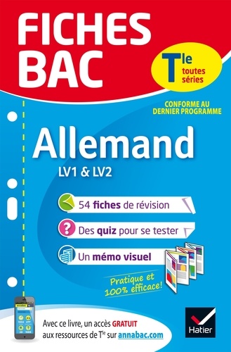 Allemand Lv1 & Lv2 Tle Toutes Séries