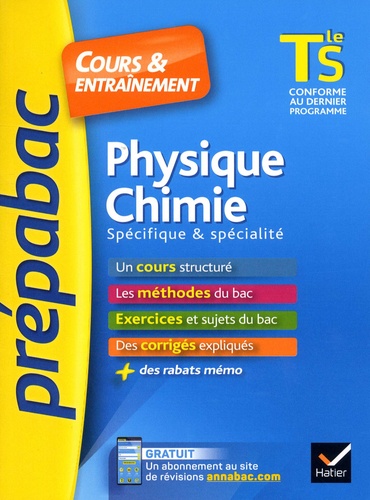 Physique-Chimie Tle S Spécifique & Spécialité