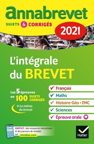 L'intégrale 3e - Sujets Et Corrigés