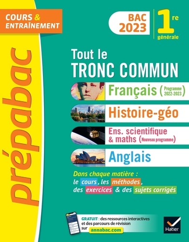 Tout Le Tronc Commun 1re Générale