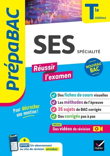 Ses Tle Générale (Spécialité) - Prépabac Réussir L'examen 2024