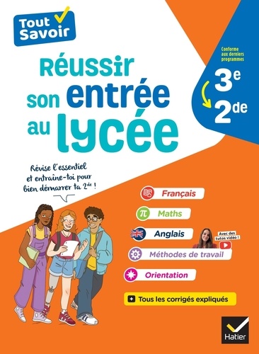 Réussir Son Entrée Au Lycée 3e-2de