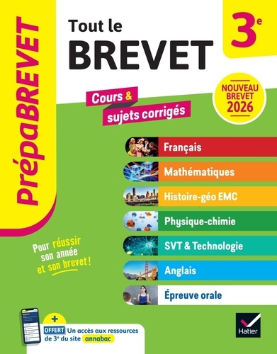 Tout Le Brevet 3e