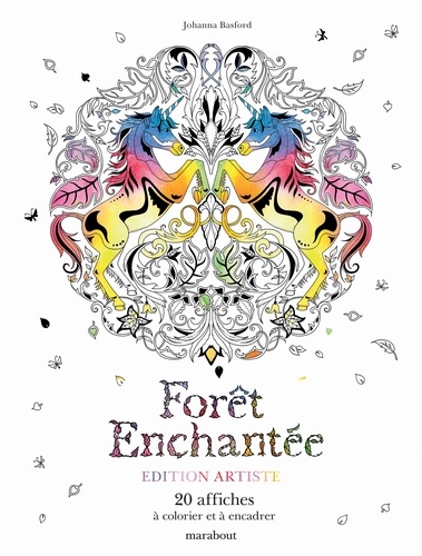 Forêt Enchantée - 20 Affiches À Colorier Et À Encadrer