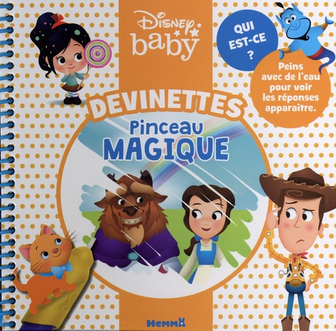 Devinettes Pinceau Magique (Belle Et La Bête Au Centre) - Avec Un Pinceau