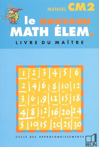 Le Nouveau Math Elem Cm2 - Livre Du Maître