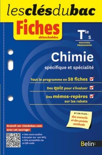 Chimie Tle S Spécifique Et Spécialité - Fiches Détachables