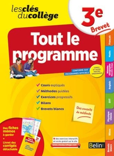 Clés Du Collège - Tout Le Programme 3e - Brevet