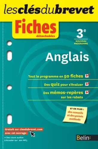 Fiches Détachables Anglais 3e