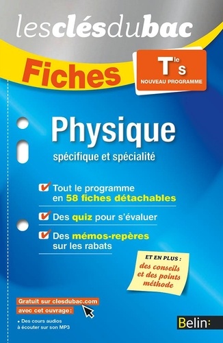 Physique Tle S Spécifique Et Spécialité