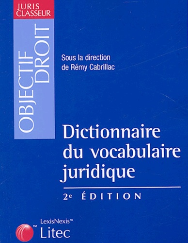 Dictionnaire Du Vocabulaire Juridique