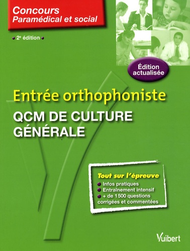 Entrée Orthophoniste - Qcm De Culture Générale