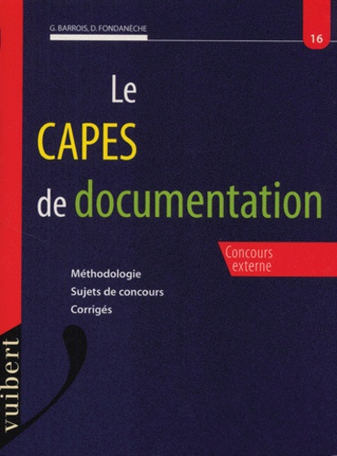 Capes Externe De Documentation