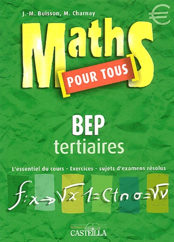 Maths Pour Tous Bep Tertiaires