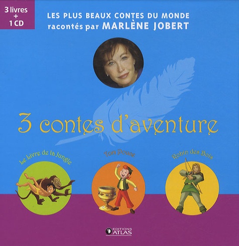 3 Contes D'aventure - Le Livre De La Jungle, Tom Pouce, Robin Des Bois (1 Cd Audio)