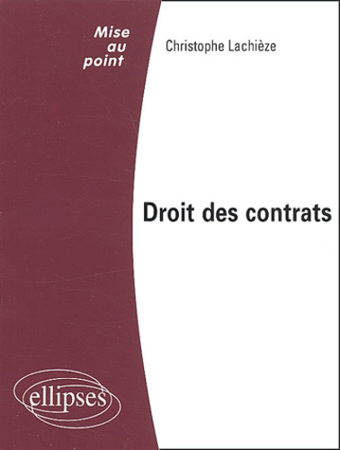 Droit Des Contrats