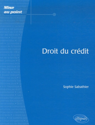Droit Du Crédit