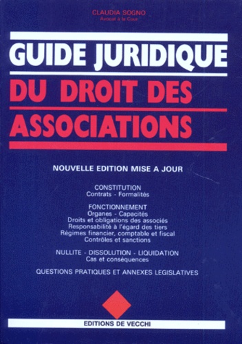 Guide Juridique Du Droit Des Associations
