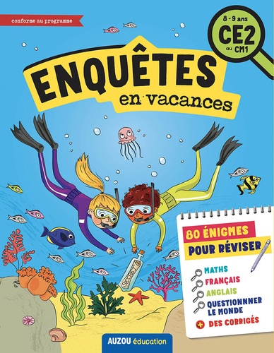 Enquêtes En Vacances Ce2 Au Cm1