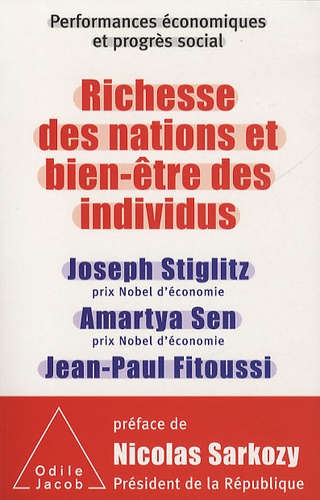 Richesse Des Nations Et Bien-Être Des Individus - Performances Économiques Et Progrès Social