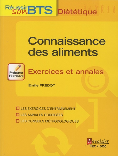 Connaissance Des Aliments - Exercices Et Annales
