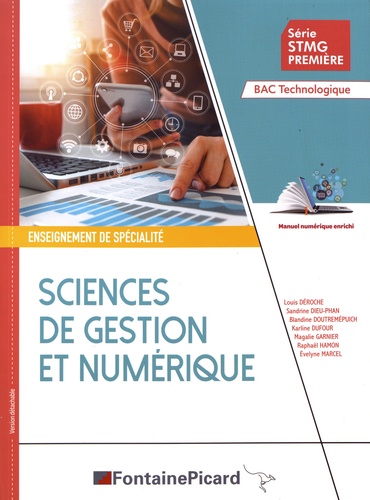 Sciences De Gestion Et Numérique 1re Stmg - Version Détachable - Edition 2019-2020