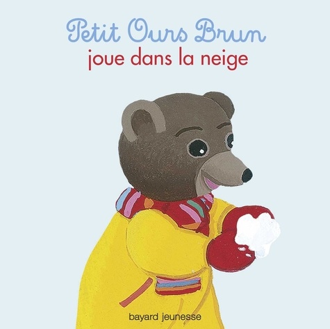 Petit Ours Brun Joue Dans La Neige