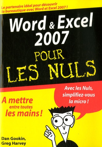 Word Et Excel 2007 Pour Les Nuls