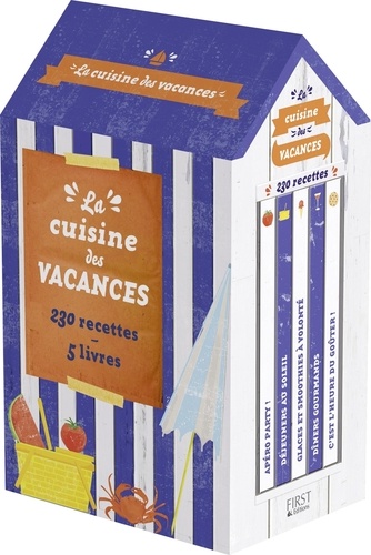 La Cuisine De Mes Vacances - Coffret 5 Livres : Apéro Party ! - Déjeuners Au Soleil - C'est L'heure Du Goûter ! - Dîners Gourmands - Glaces Et Smoothies À Volonté