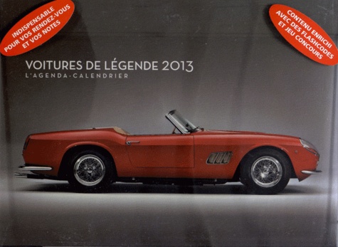 agenda calendrier voitures de legende 2013