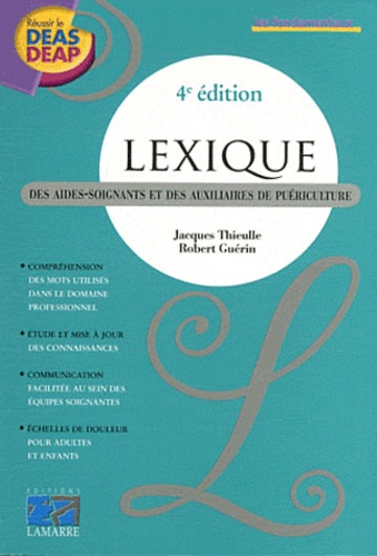 Lexique Des Aides-Soignants Et Des Auxiliares De Puéricultrice