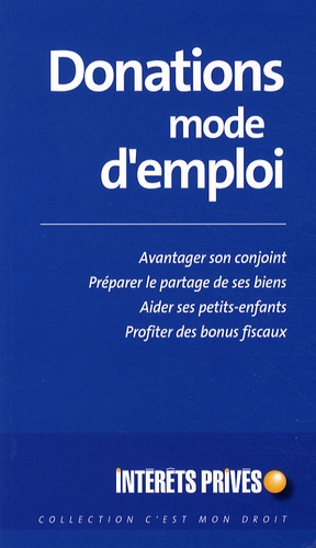 Donations : Mode D'emploi