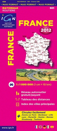 France Carte Routière 2012