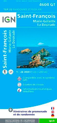 Guadeloupe St-Francois, Marie-Galante, La Désirade 1 : 25 000