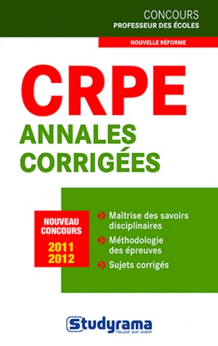 Crpe Annales Corrigées - Nouvelle Réforme