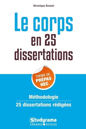 Le Corps En 25 Dissertations - Sujet Des Concours Ec 2018
