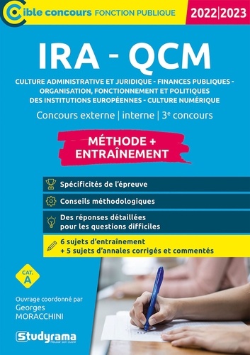 Ira - Qcm Entraînement - Concours Externe, Interne, 3e Concours