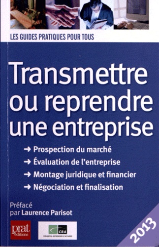 Transmettre Ou Reprendre Une Entreprise 2013