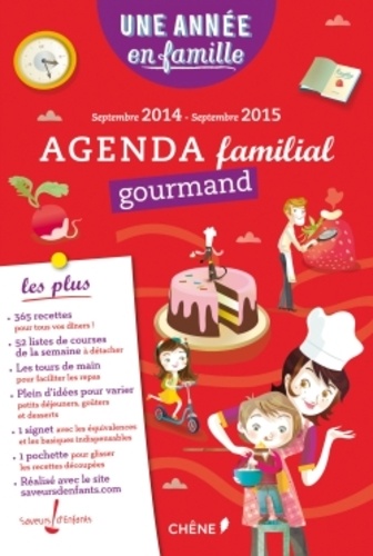 Agenda Famillial Gourmand - Edition 2014-2015