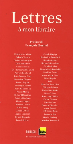 Lettres À Mon Libraire