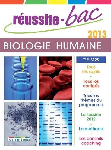 Biologie Et Physiopathologie Humaines Tle St2s - Edition 2013