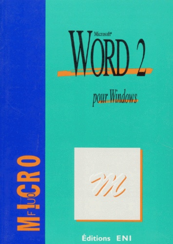 Word 2 Pour Windows - Microsoft