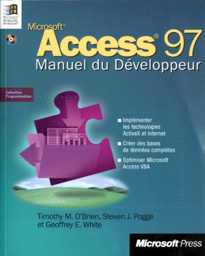 Access 97 - Manuel Du Développeur (1 Cd-Rom)