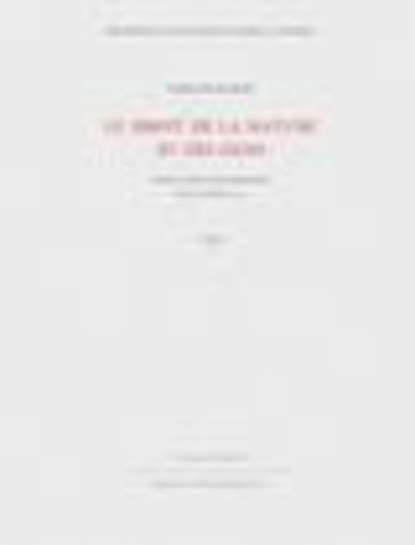 Le Droit De La Nature Et Des Gens - Ou, Système Général Des Principes Les Plus Importants De La Morale, De La Jurisprudence Et De La Politique- Tome 1