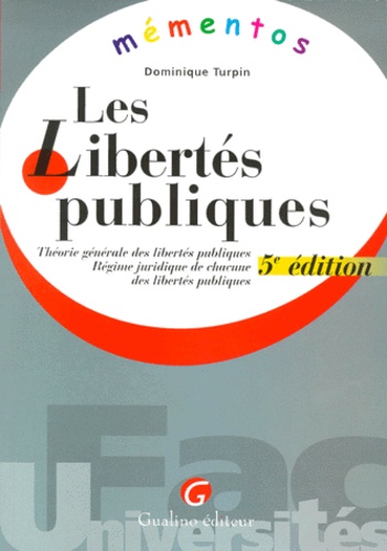 Les Libertés Publiques - 5ème Édition