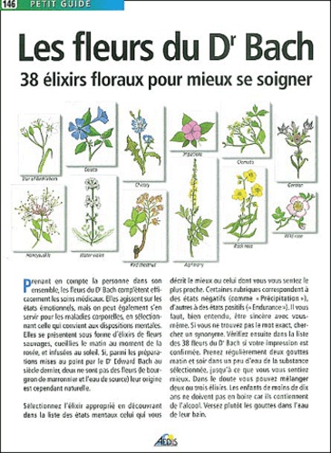 Les Fleurs Du Dr Bach - 38 Élixirs Floraux Mieux Se Soigner