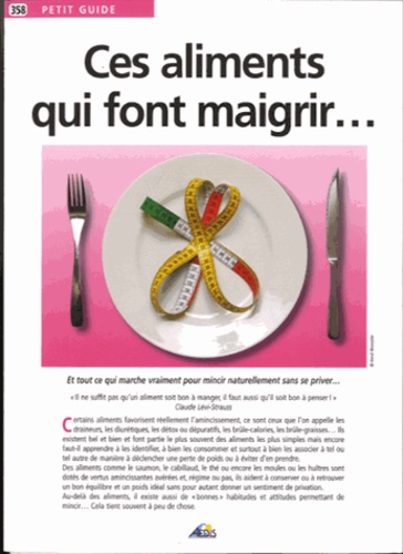 Ces Aliments Qui Font Maigrir